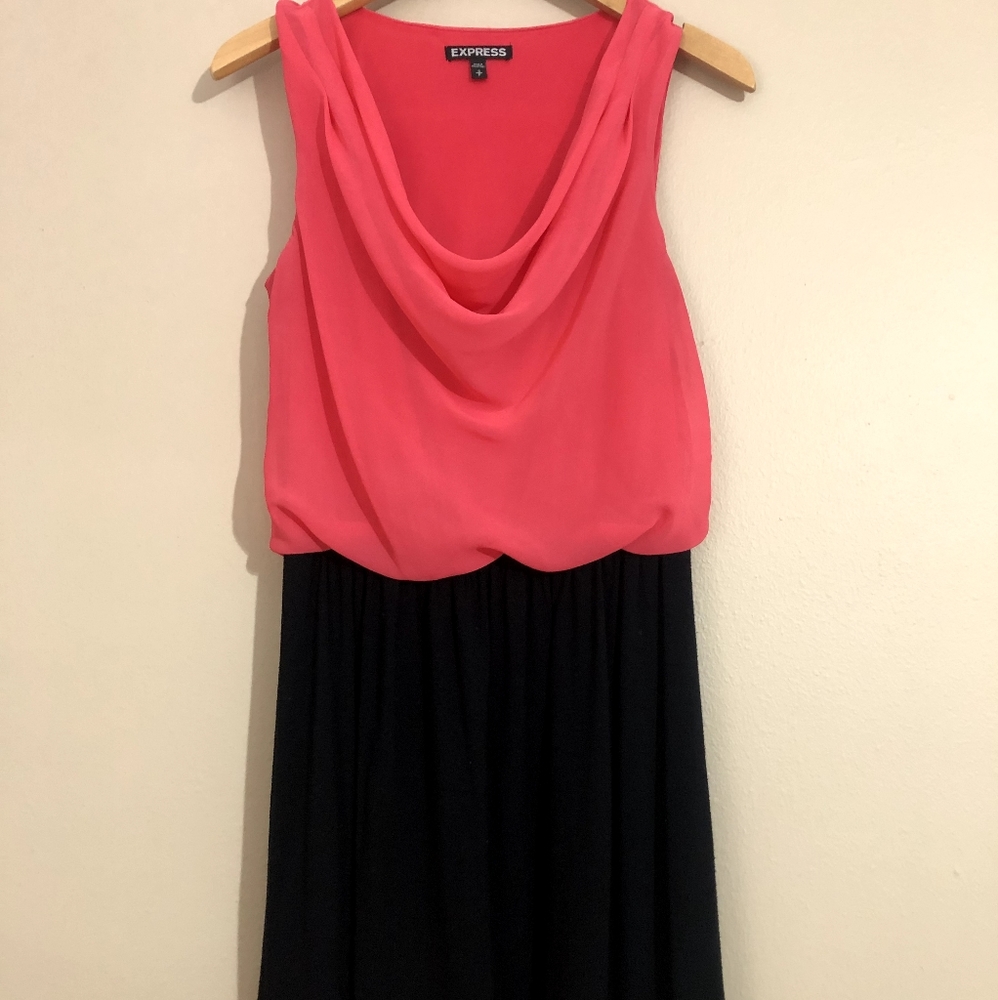 Express Drape Neck Tank Dress